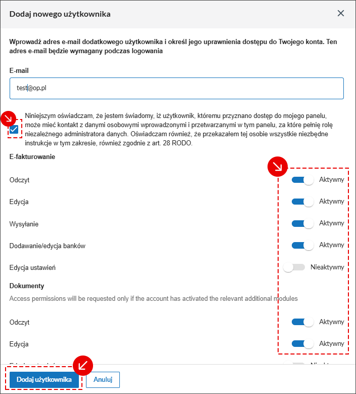 Schermata scelta anno fiscale